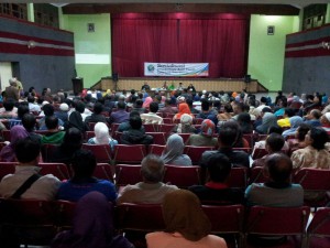 Suasana Sosialisasi Implementasi Aset Tanah Pemerintah Kota Malang Tahun 2015